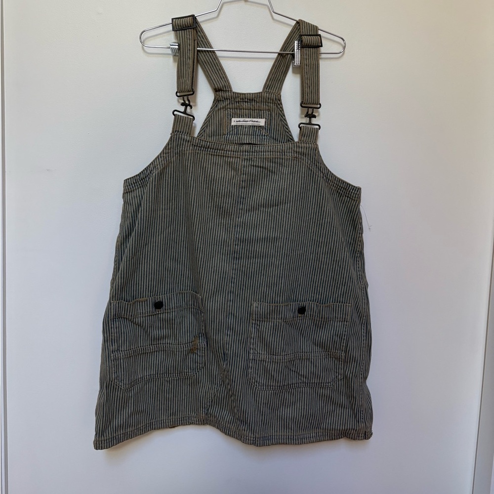 NWOT Free People We The Free Overall Smock Mini Railroad Top Size Medium - Picture 3 of 14